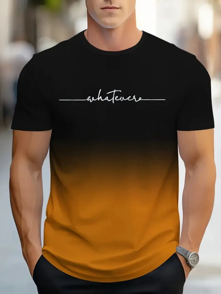 Einfache Gedruckt männer Kleidung Mode Übergroßen männer T-Shirt Sommer Im Freien Atmungsaktive Männer Top Neue Rundhals Männer Kurzarm