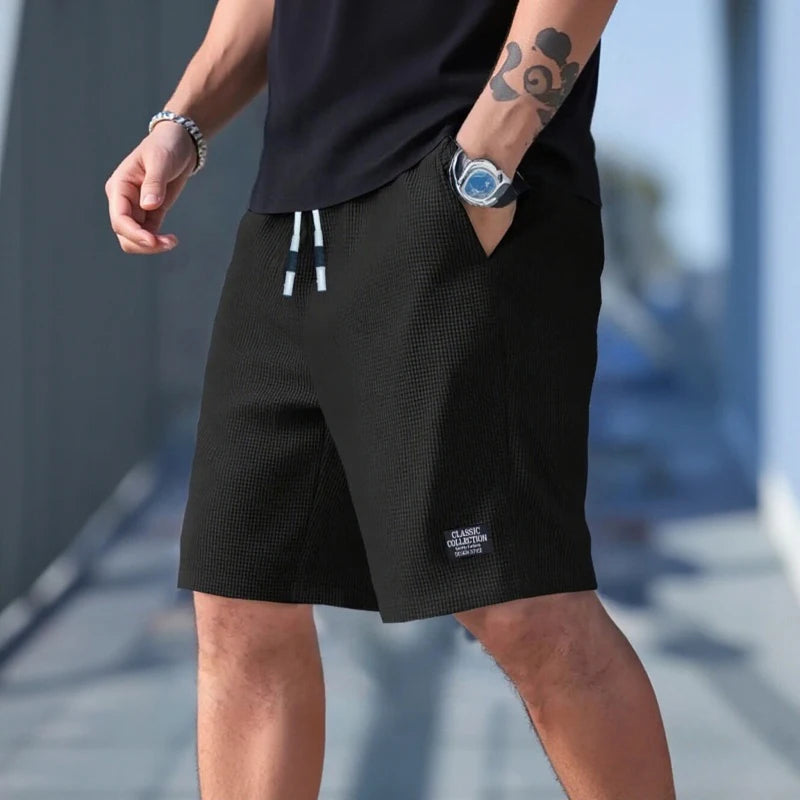 Herren-Shorts, Freizeithosen für Herren, Strandshorts für Herren, Sport-Shorts für Herren, neuer modischer strukturierter Stoff, atmungsaktive Hosen, geeignet für tägliche Freizeitkleidung und Sport