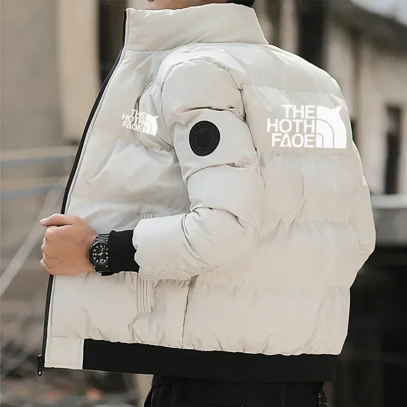 Modische dicke Jacke für Herren, neuer warmer und wasserdichter Parkamantel für Herbst und Winter, lässige und modische Jacke für mich
