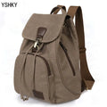 Neuer Rucksack, Rucksack, Rucksack, große Kapazität, lässiger Damen-Reiserucksack, Vintage-Rucksack aus Segeltuch im Freien