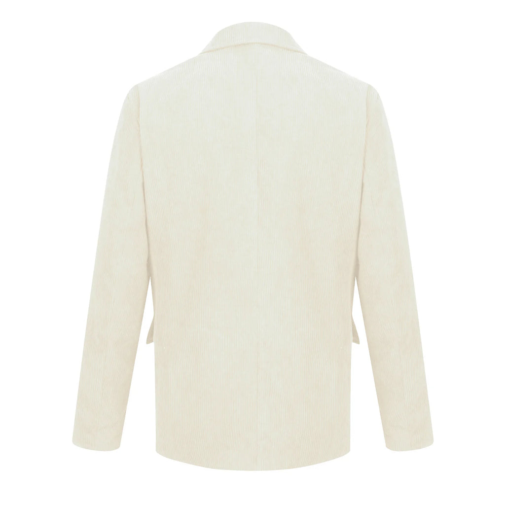 Männer Einfarbig Cord Warme Anzug Jacke Strickjacke Frühling Herbst Business Casual Cord Blazer Jacke männer Anzug Mantel