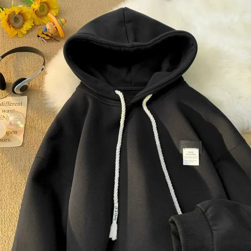 【M-8XL Hoodies】Männer Übergroße Mode Lose Anime Crayon Shinchan Print Langarm Paar Kleidung