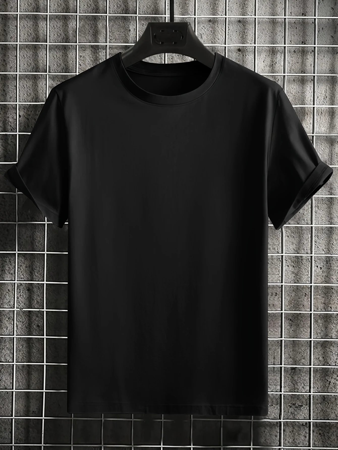 Herren-T-Shirt-Oberteil aus 100 % reiner Baumwolle, Sommer, lockere Größe, Planet-Grafikdruck, lässig, schmale Passform, Rundhalsausschnitt, kurzärmelig