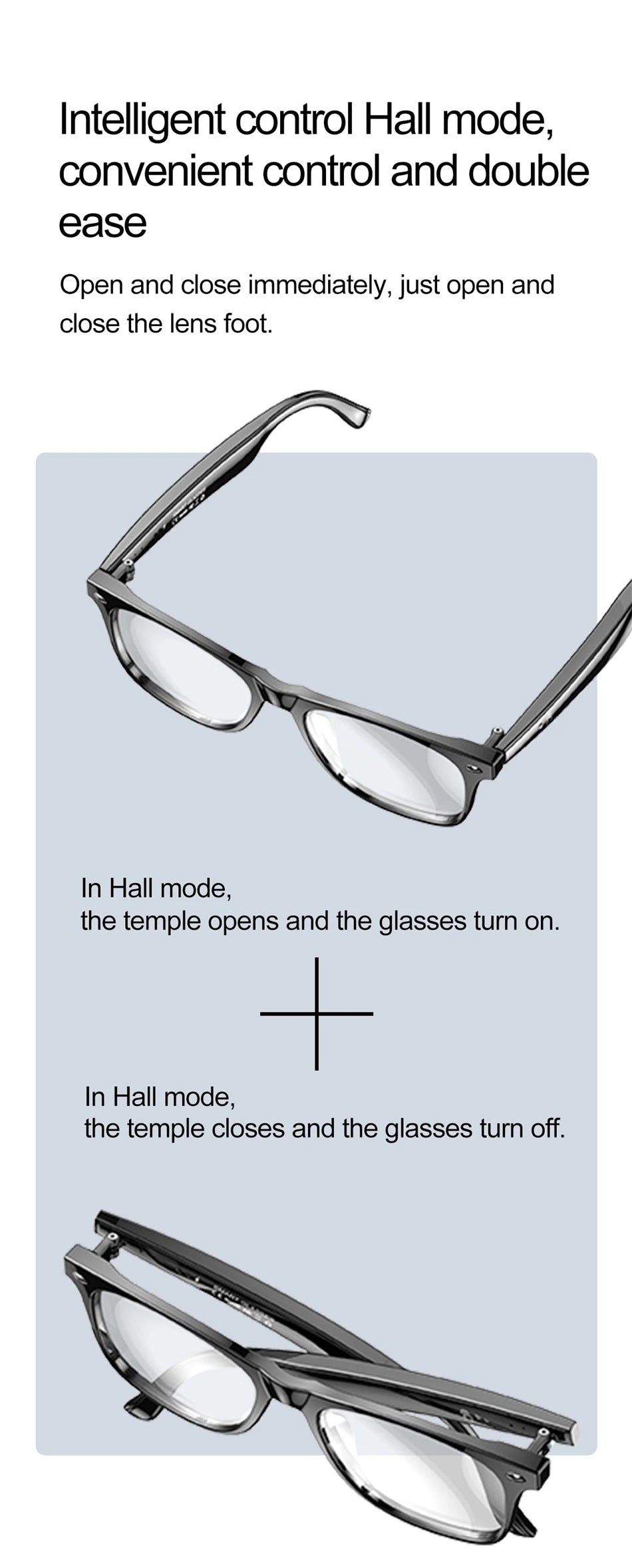 AI Intelligent Translation Glasses 163 Online Language AI Automatic Dialogue Translation Bluetooth Translation Glasses Men Women