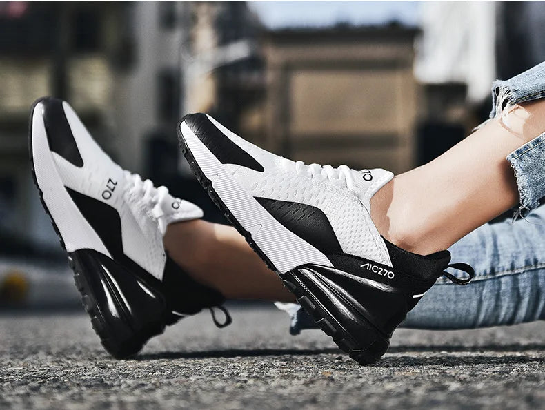 Herren-Sneaker für Outdoor-Jogging, Sportschuhe für die Herbstsaison, Damen-Freizeitschuhe, Plattform-Mesh-Atmungsaktive Freizeitschuhe, Größen 36-47