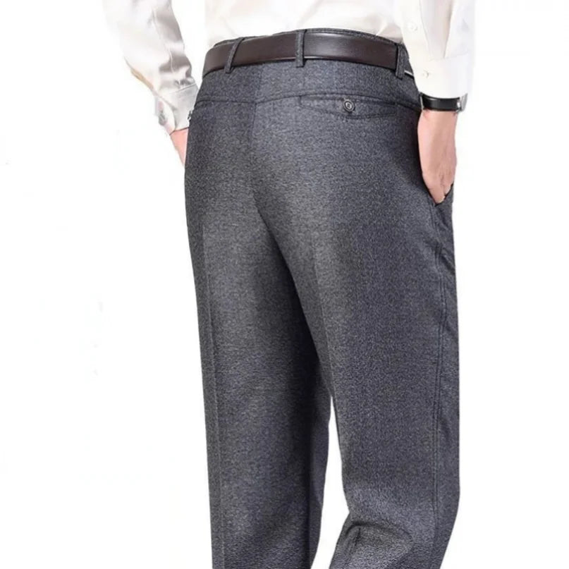 Hohe Qualität männer Anzug Hosen Klassische Sommer Frühling Hosen Hohe Taille Herbst Hosen Business Casual Hose Dropshipping Gozbkf