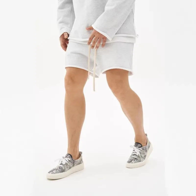 Männer Shorts Casual Kurze Hosen Zerrissene Baumwolle Gym Shorts Männer Jogger Workout