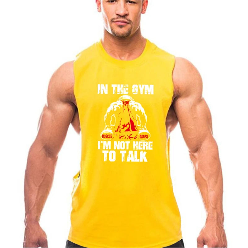 Gym Bodybuilding Tank Tops Herren Fitness Baumwolle Open Side Westen Muscle Workout Ärmellose Shirts Sommer Kühle Atmungsaktive Kleidung