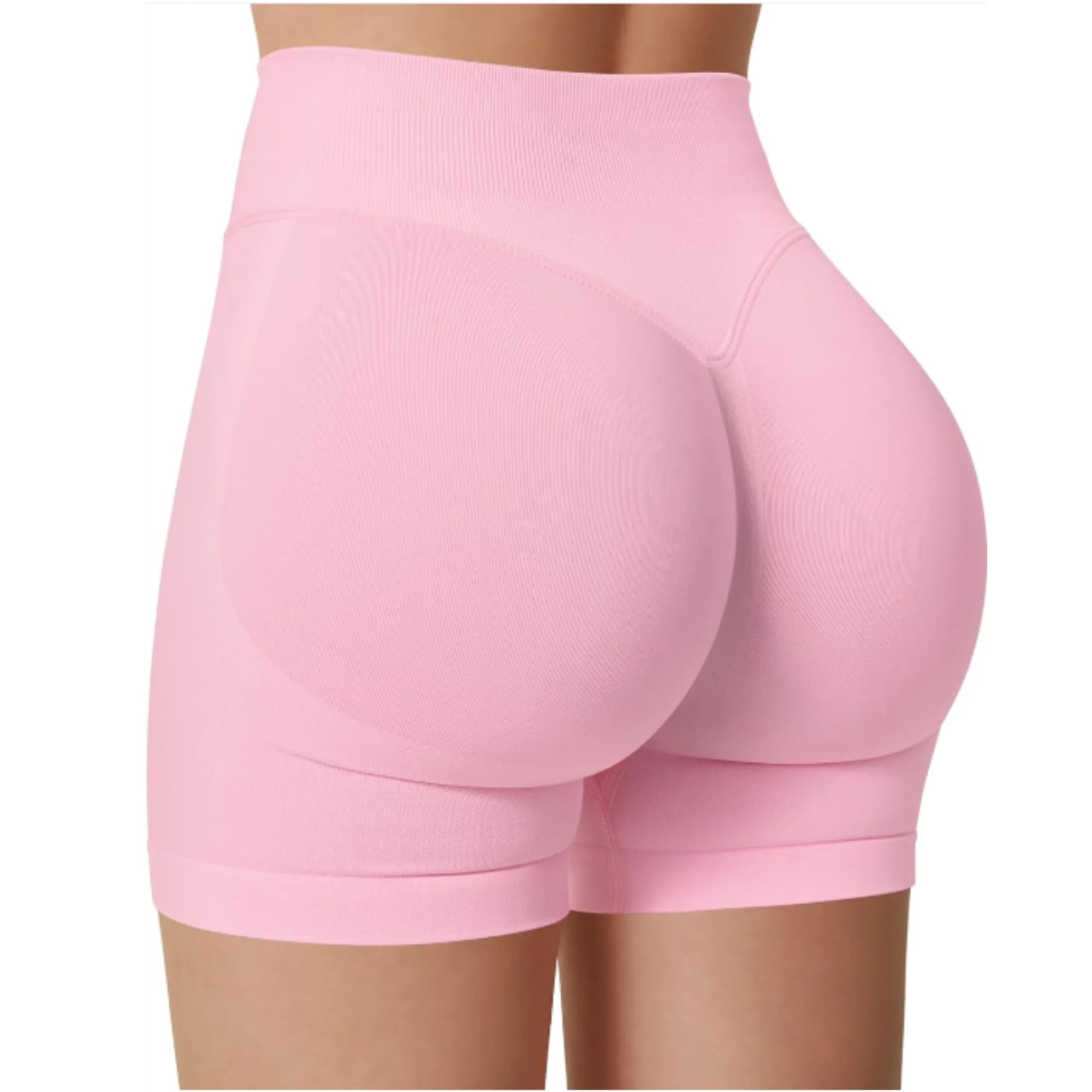 Sommer-Yoga-Shorts mit hoher Taille, modische und sexy Lauf-Fitness-Hosen, einfarbige Yoga-Leggings