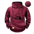 Lässiges Sport-Langarm-Sweatshirt für Herren mit Kapuze in großen Größen und modischer Fitness-Pullover für Herbst und Winter 2025