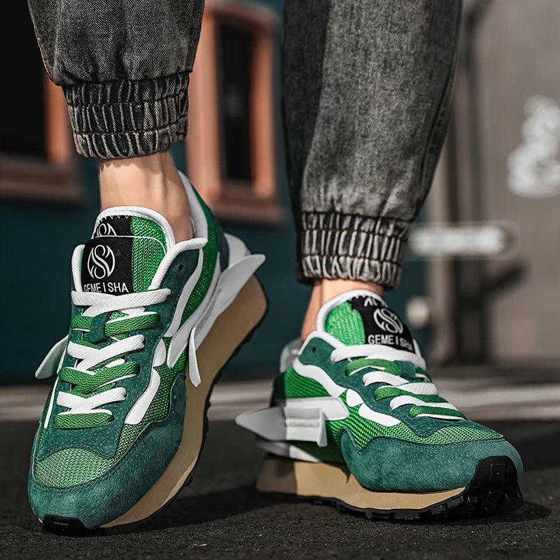 Herren Casual Cricket-Schuhe Modische Sneakers Forrest Gump Schuhe Wanderschuhe Tennis-Sportschuhe Straßenlaufschuhe