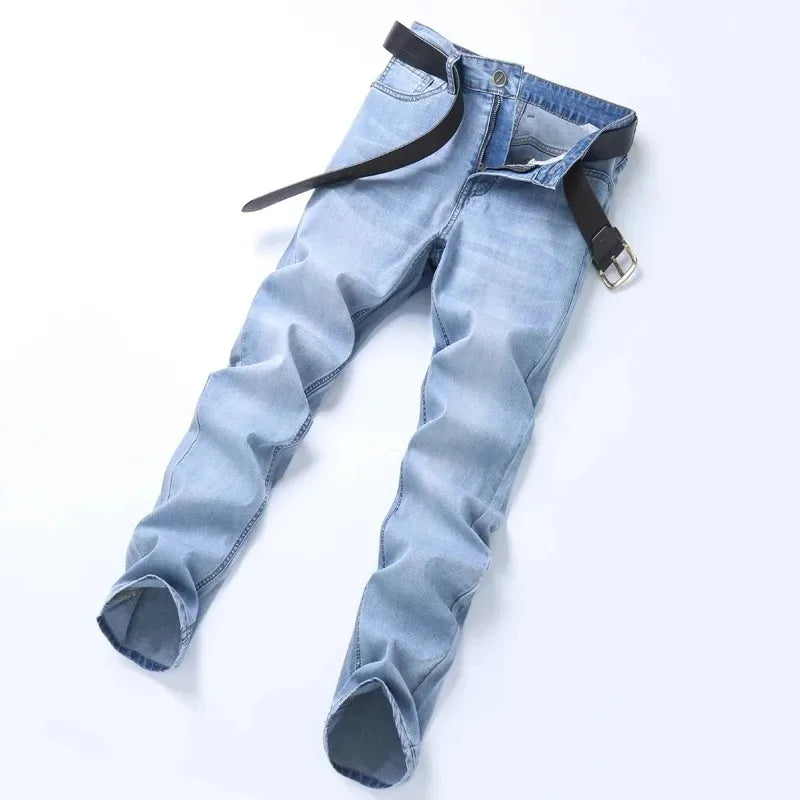 2026 Marken-Jeans Sommer-Stil Ultra-Dünne Leichte Herren-Jeans Mode Männliche Casual Denim Herren-Jeans Slim Fit Großhandel Jeans