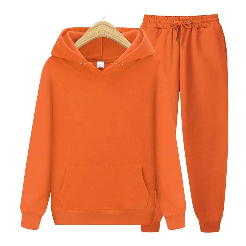 Jogging-Damen-Trainingsanzug, lässiger Damen-Sportanzug, locker und bequem, täglich, 2024, gestreift, Kapuzenpullover, zweiteiliges Set, passende Sets
