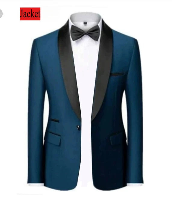 Männer Formale Slim Fit Smoking Prom Anzug Männlichen Bräutigam Hochzeit Blazer Hohe Qualität Trauzeuge Luxus Kleid Business Bankett Party Anzug