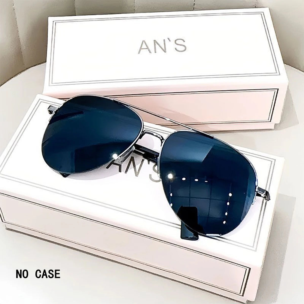1pc Aviator Mode Große Gesicht Fahren Reiten Stilvolle Trendy Persönlichkeit Sonnenbrille Für Männer