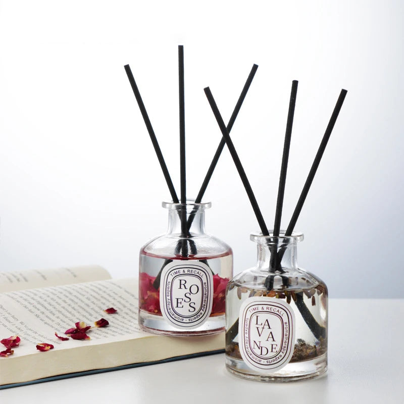 50 ml Reed Diffusor Sets Hotel Badezimmer Rattan Sticks Aromatherapie Diffusor Lufterfrischer Pflanze Hause Duft Nachfüllen Öl