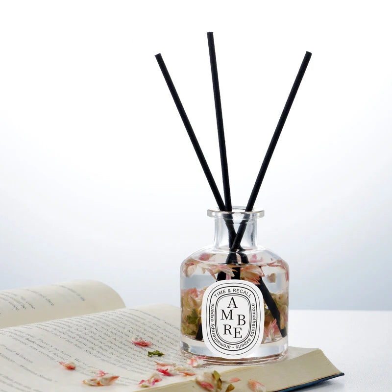 50 ml Reed Diffusor Sets Hotel Badezimmer Rattan Sticks Aromatherapie Diffusor Lufterfrischer Pflanze Hause Duft Nachfüllen Öl