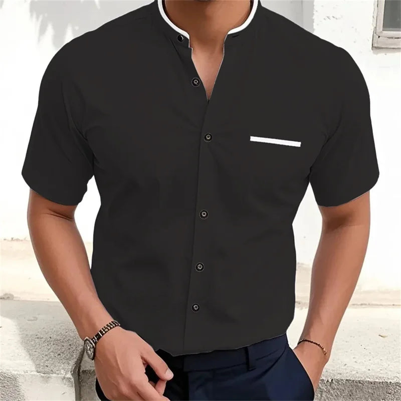 Herrenhemden, 3D-gedruckte Herrenoberteile, Business-Bürokleidung in Übergröße, XS-6XL, bequemer und weicher Stoff, schnelle Lieferung