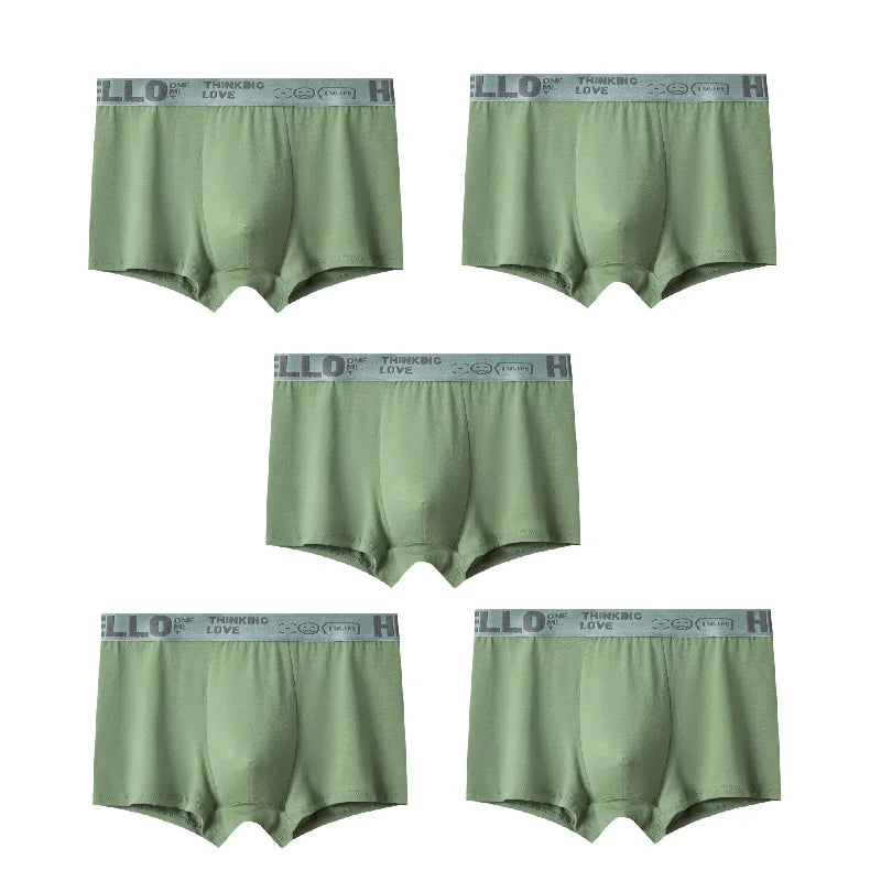1/5 Stück Herrenunterwäsche, atmungsaktiv, bequem, schnell trocknend, dehnbar, Boxershorts, sexy Unterhosen, trendige Boxershorts für Herren