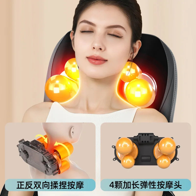 Massager Automatic kneading full body Shoulder Cervical Spine Waist Back Cushion Home Massager
