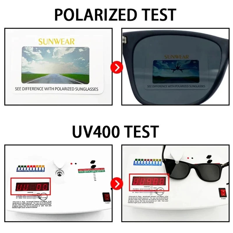 Nachtsicht Brille PC Rahmen Polarisierte Sonnenbrille Männer Outdoor Sport Sonnenbrille Tag Nacht Vision Fahrer Nacht Brille