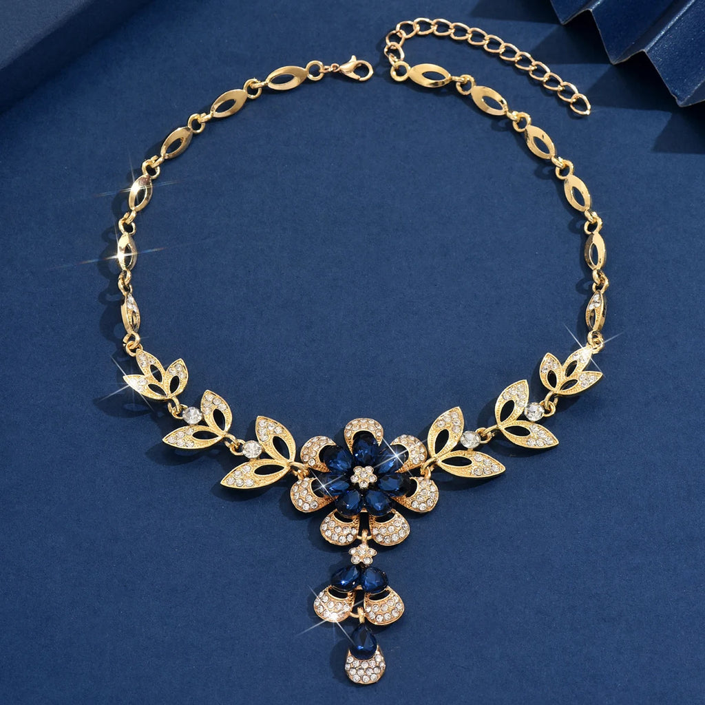 1PC Damenmode Blumendesign Halskette Schmuck Geeignet für Datum, Party, Festival Geschenke-2174