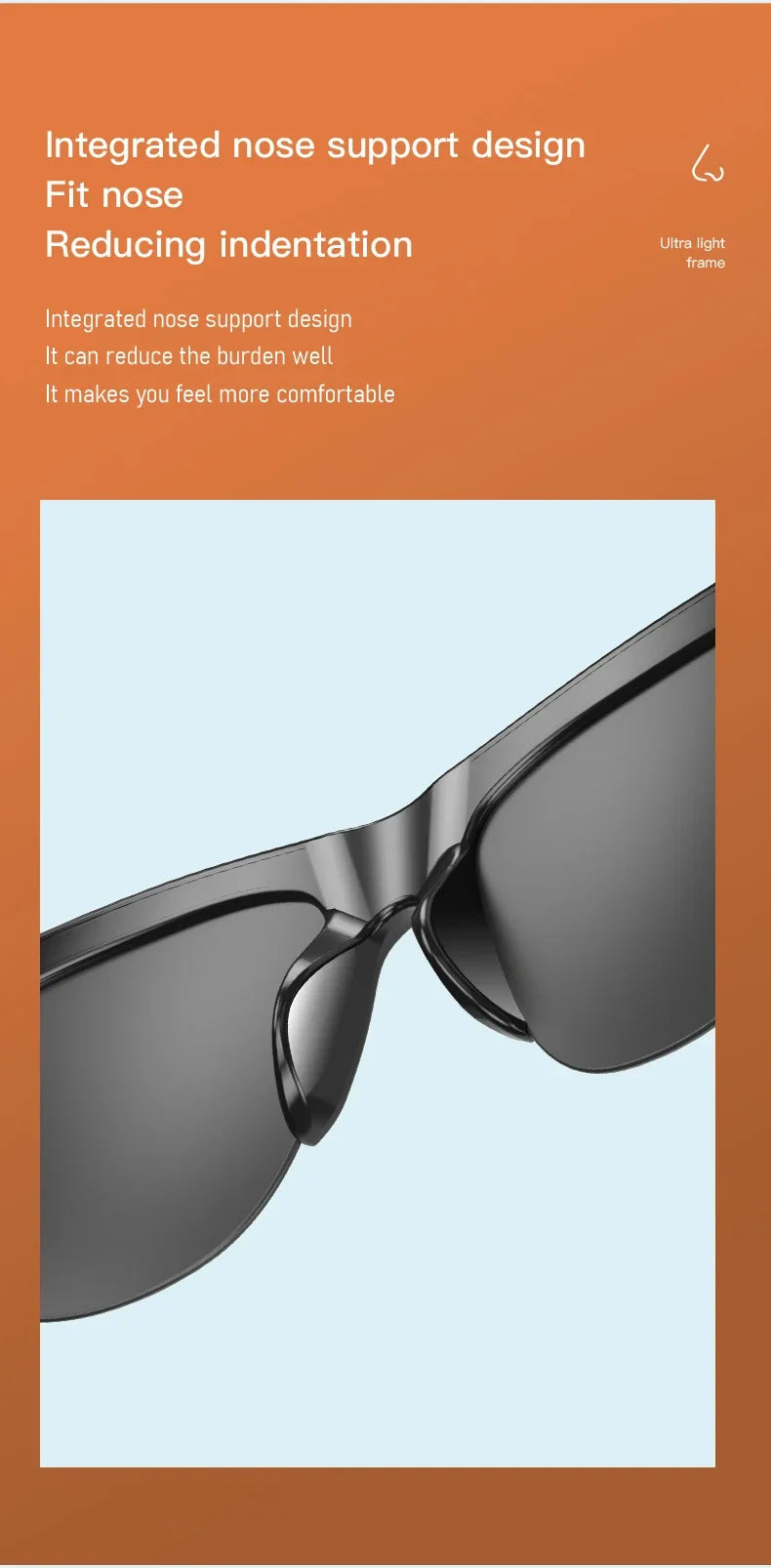 Neue intelligente Bluetooth V5.3-Sonnenbrille, Brille für Anrufe, Outdoor-Sport-Kopfhörer, HIFI, schwarze Technologie, Anti-Touch-UV-Schutz für Männer und Frauen