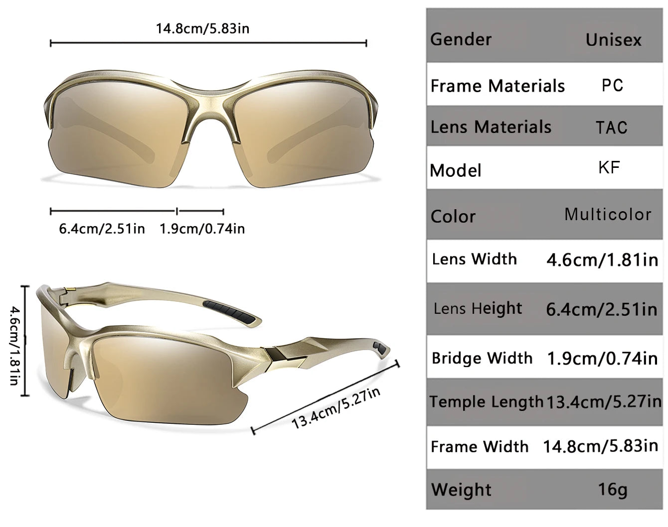 LOISRUBY Marke Klassische Radfahren Polarisierte Sonnenbrille Männer Frauen Mtb Fahrrad Platz Brillen Camping Wandern Schutzbrillen UV400