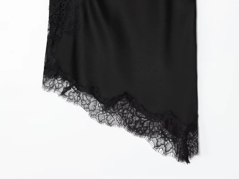 MUJER Schwarze Spitzen-Tops für Frauen, Leibchen, sexy rückenfreie Tops für Damen, 2022, Sommer, ärmellose Damen-Tops, Träger, Strand-Top, weiblich