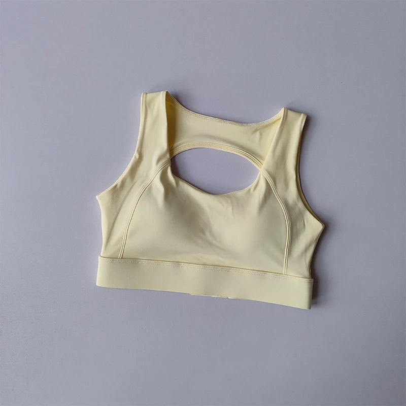 Beautiful Back Sports Underwear Shock-proof Running Anti-sagging Yoga Bra High-intensity Training Top Fitness Clothing Vest