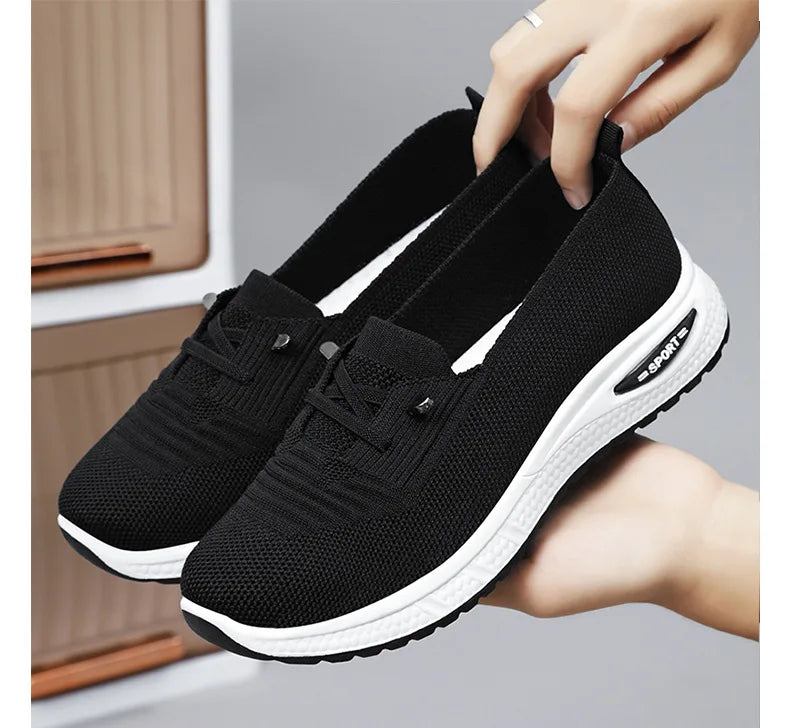Sommer Damenschuhe Neue Mode Freizeitschuhe Atmungsaktive bequeme Sportschuhe Damenschuhe