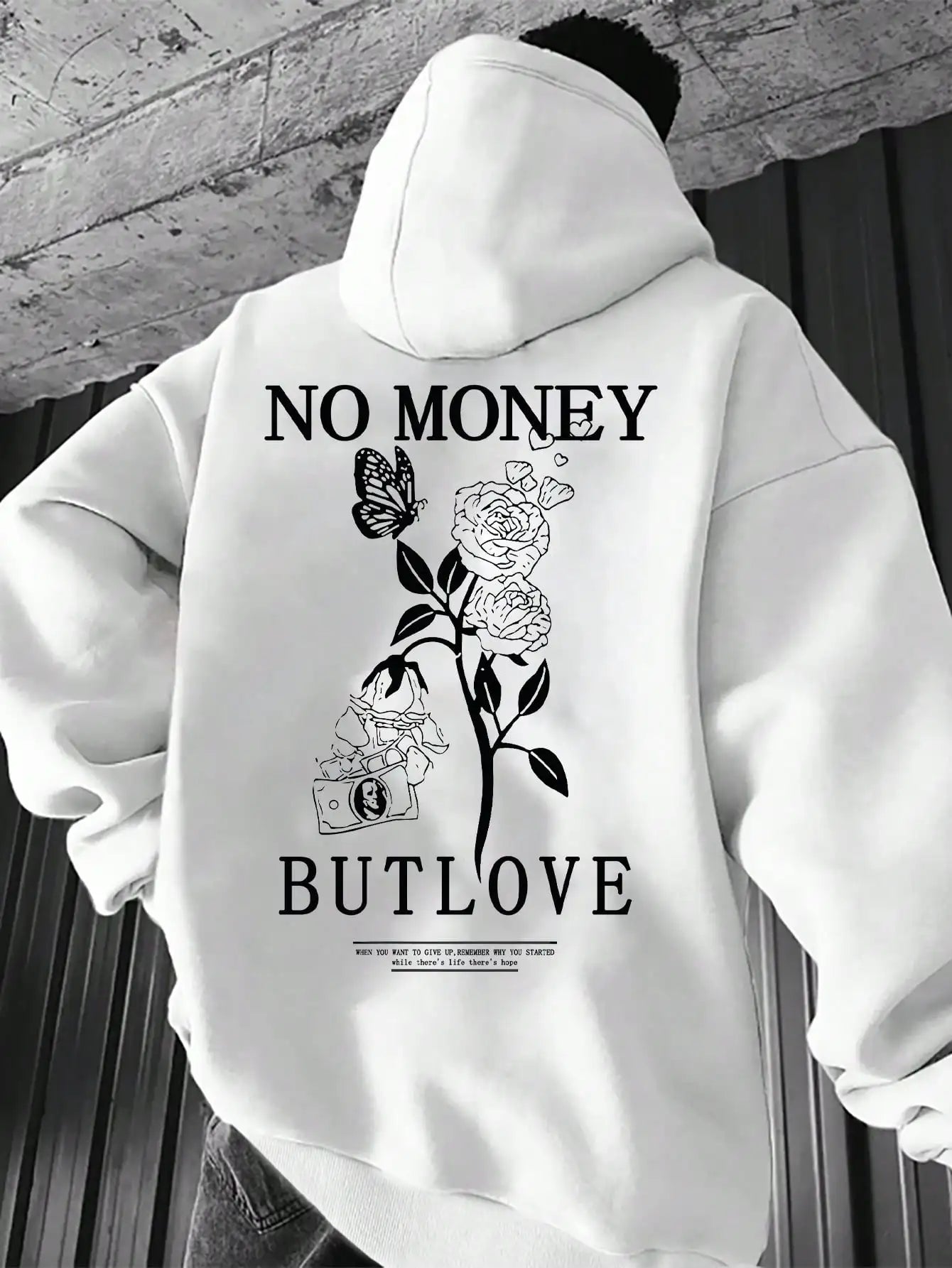 Modische Frühling und Herbst Paar Stil Hoodie Jacke Neue Lose männer Floral Brief Drucken Mit Kapuze Fleece Sweatshirt S-3XL