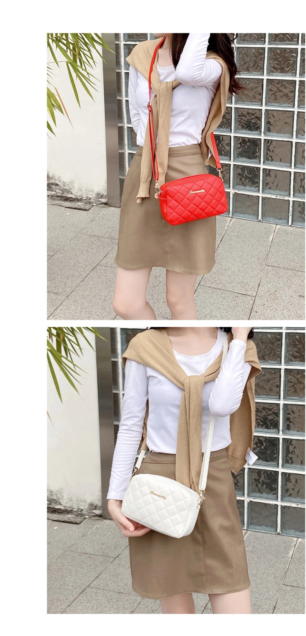 2024 quaste Kleine Umhängetasche Für Frauen Trend Lingge Stickerei Kamera Weibliche Schulter Tasche Mode Kette Damen Umhängetaschen