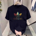 2026 Sommer Herren T-Shirt Kurzarm Reine Baumwolle T-Shirt Sommer Slim Fit Vollbaumwolle Halbarm Rundhals Atmungsaktiv Trend