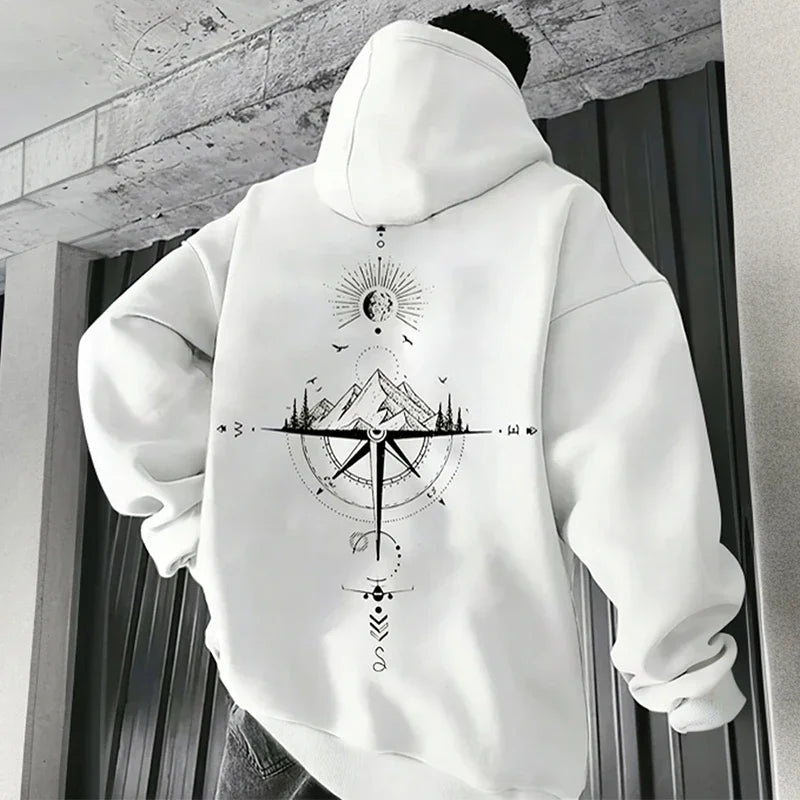 Herren-Kapuzenpullover, hochwertige Langarm-Kapuzenpullover für Frühling und Herbst, lässige Sport-Tops für Herrenbekleidung