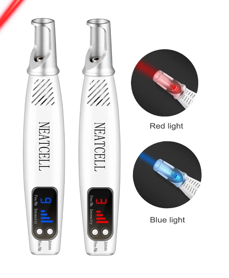 Pikosekunden-Laserpointer zur Entfernung von Maulwurfs, Stift zur Entfernung dunkler Flecken, Tattoo, Akne, Hautpigment, tragbare Entfernungsmaschine, Schönheitsgerät