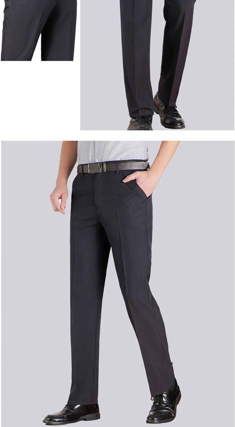 Hohe Qualität männer Anzug Hosen Klassische Sommer Frühling Hosen Hohe Taille Herbst Hosen Business Casual Hose Dropshipping Gozbkf