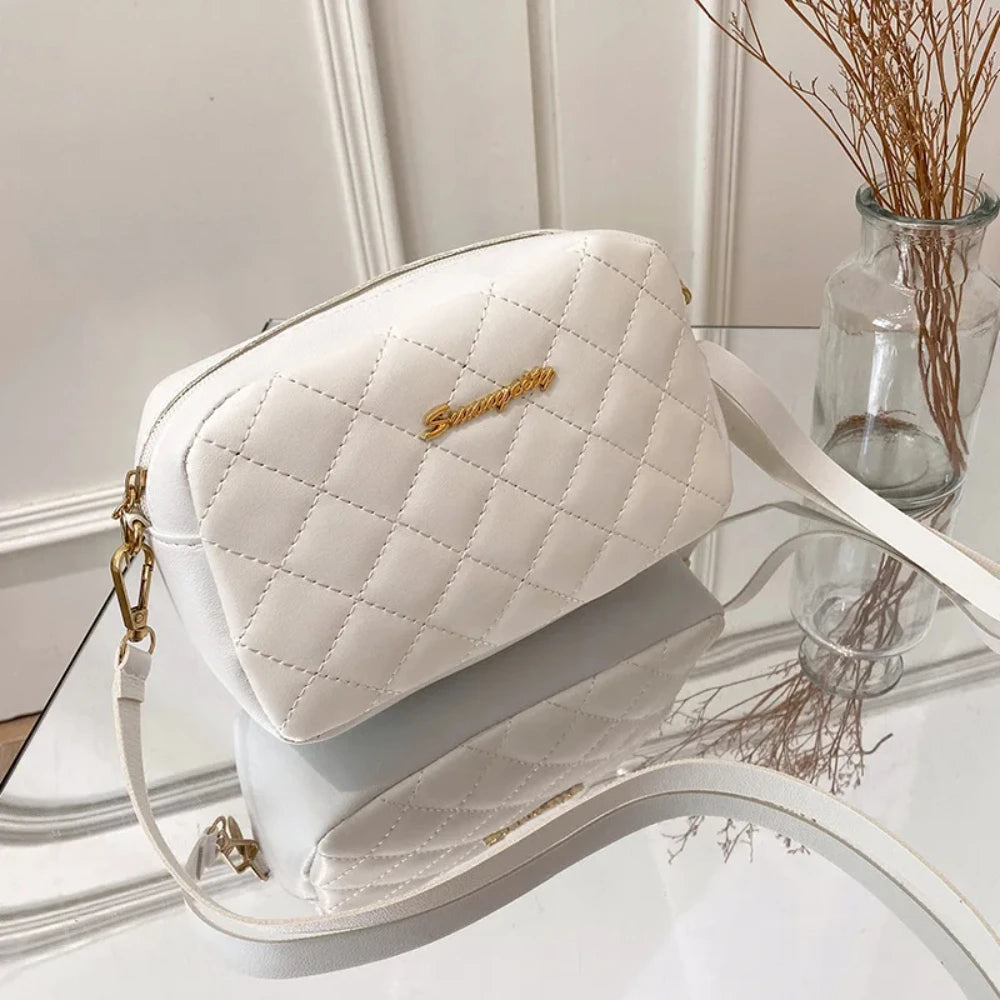 2024 quaste Kleine Umhängetasche Für Frauen Trend Lingge Stickerei Kamera Weibliche Schulter Tasche Mode Kette Damen Umhängetaschen