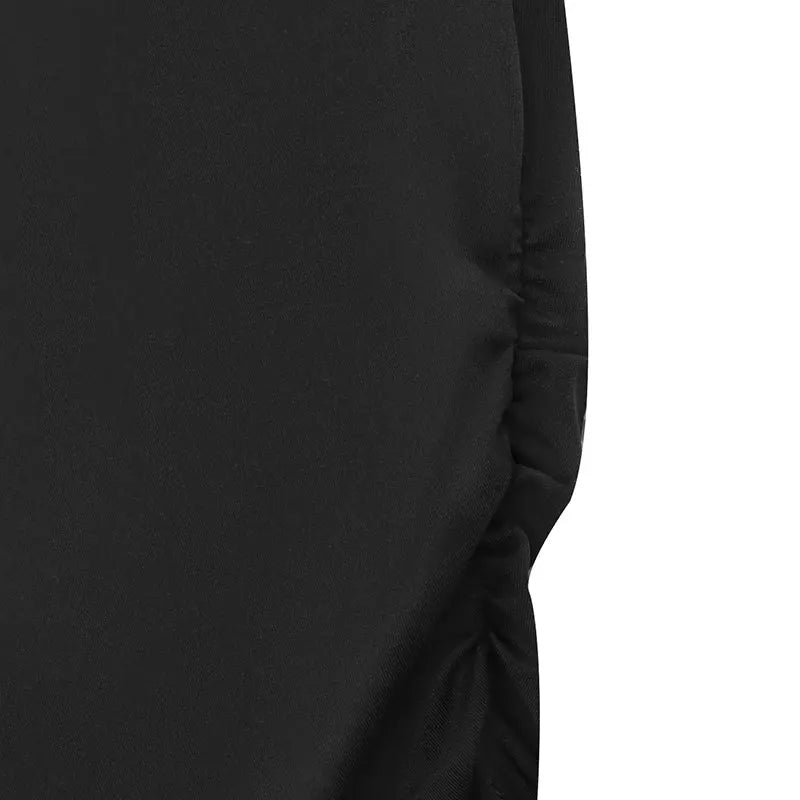 Frühling Damen Tank-Maxirock Neues Zweiteiliges Mode-Set Schwarzer Sexy Schlitz-Rock Lässige Schlanke Elegante Hochwertige Kleidung
