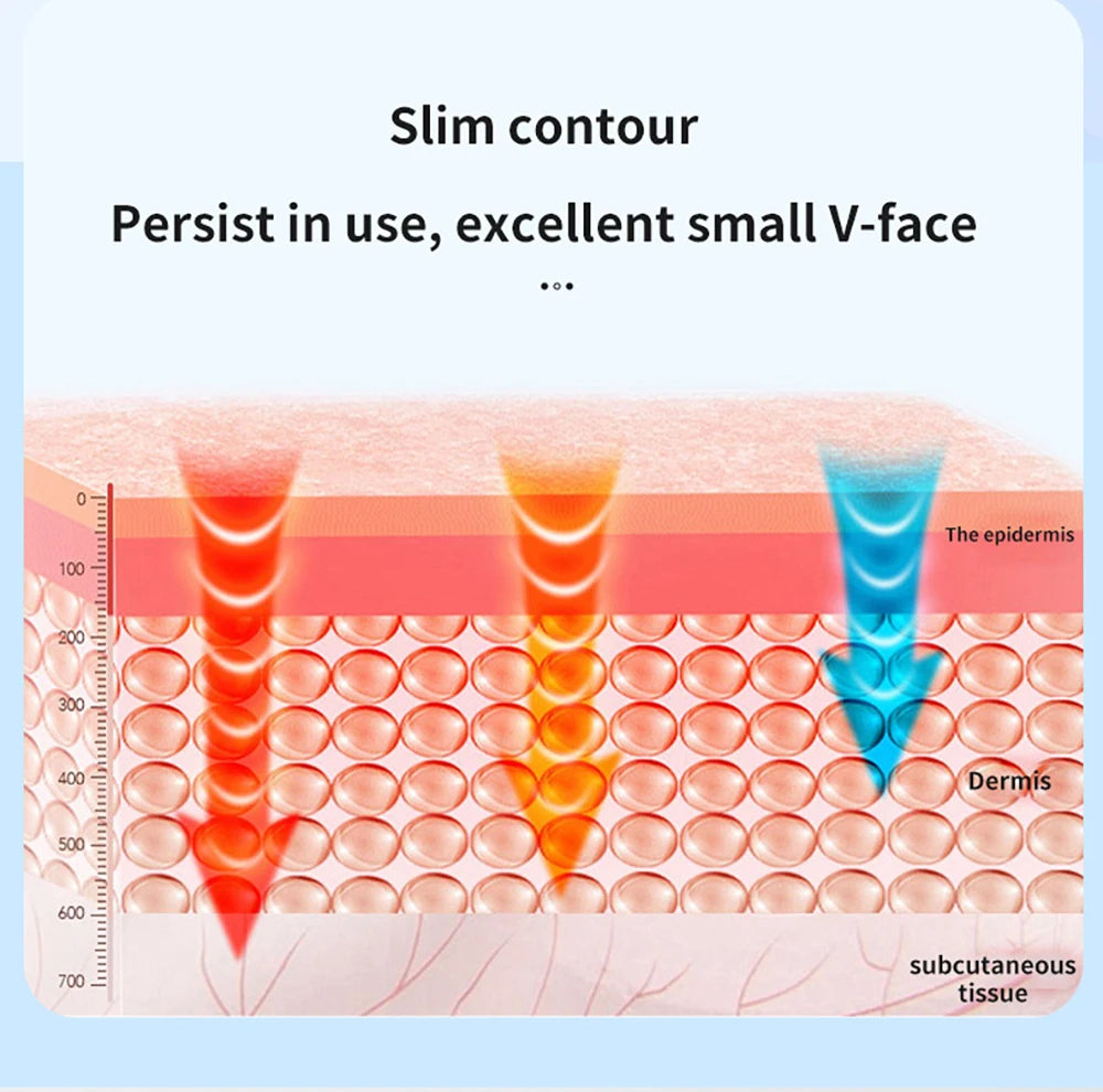 EMS Face Lifting Massagegerät Anti-Falten Straffendes Gesichtsmassagegerät V-Face Lift Gerät Mikrostromentferner Doppelkinn Hautpflege
