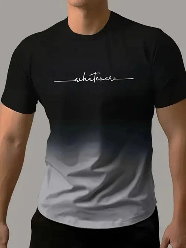 Einfache Gedruckt männer Kleidung Mode Übergroßen männer T-Shirt Sommer Im Freien Atmungsaktive Männer Top Neue Rundhals Männer Kurzarm