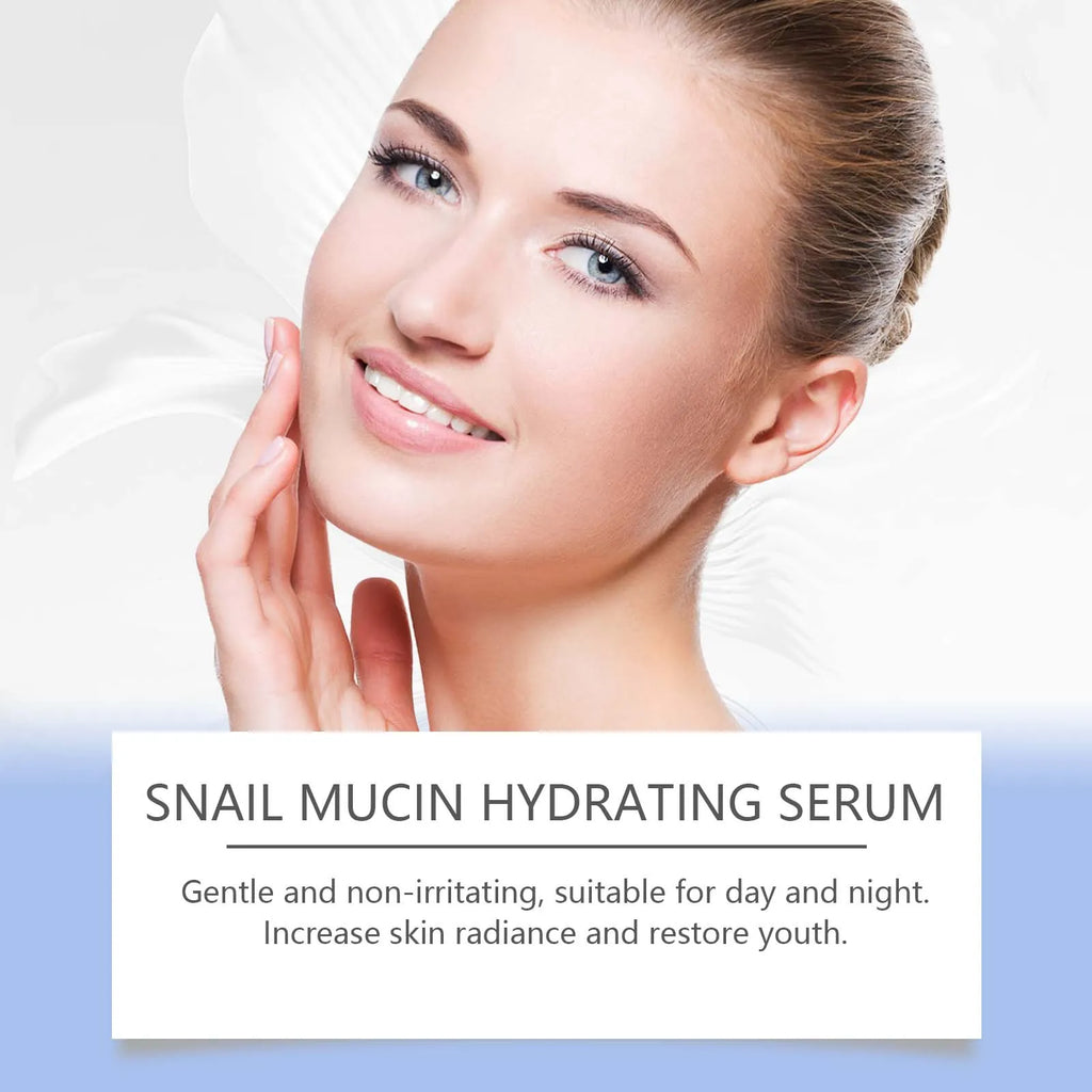 Snail Mucin Moisturizing Essence Tiefenpflege Straffende Haut verbessert effektiv Stumpfheit, feuchtigkeitsspendende, weichmachende Pflegeessenz
