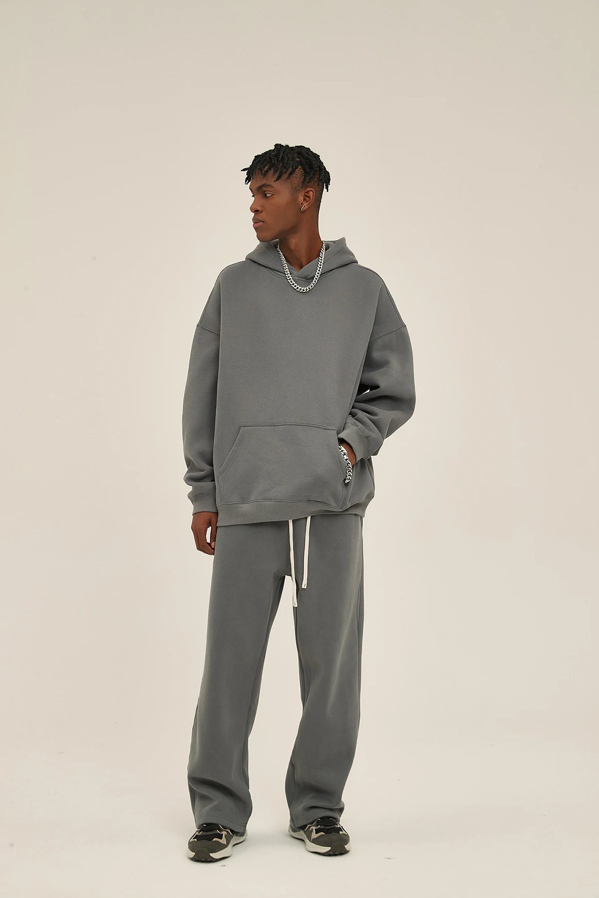 Loose fleece sweater
