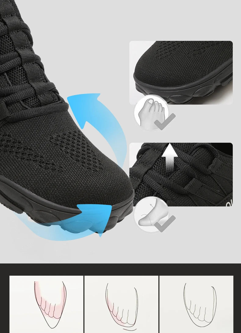 Neue Wanderschuhe, Übergröße, Paar Outdoor-Sportschuhe, breite Handfläche, breite letzte Schuhe, Barfuß-Freizeitschuhe, Indoor-Yoga-Fitness