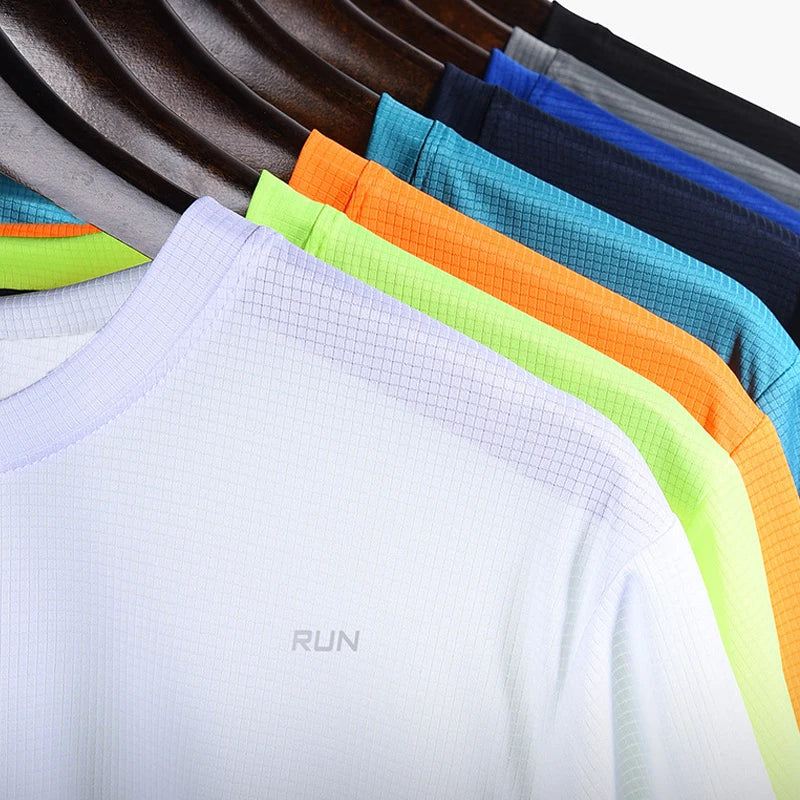 Sommer Herren Quick Dry Lauf Bodybuilding Shirts Sport Gym t Shirt Männer Kurzarm Fitness Tops Übergroßen t-Shirt Jersey