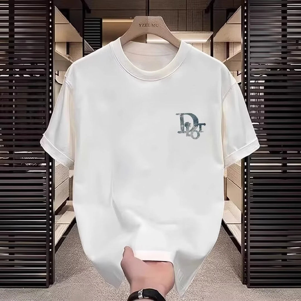 Trendiges Marken-Kurzarm-T-Shirt für Herren und Damen 2026 Neues Sommer-Rundhals-T-Shirt mit Aufdruck aus Baumwolle Lässige Freizeitkleidung