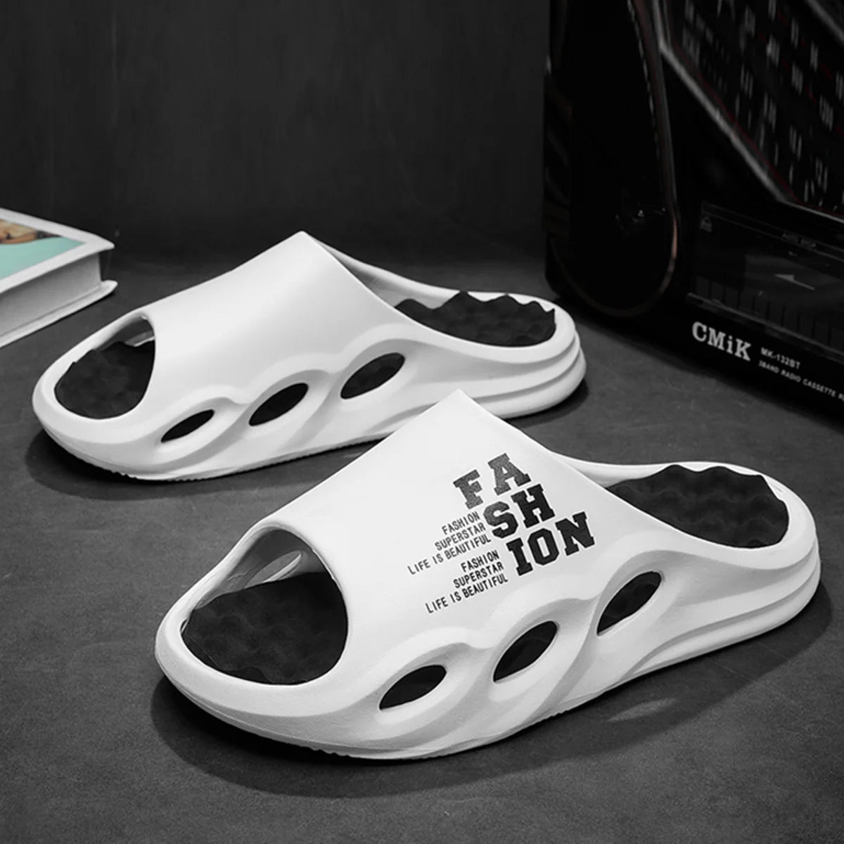 Männer Mode Massage Hausschuhe Indoor/Outdoor Sandalen Strand Flip Flop Dicke Sohle Männliche Rutschen Sommer Nicht-Slip Männer Dusche hausschuhe