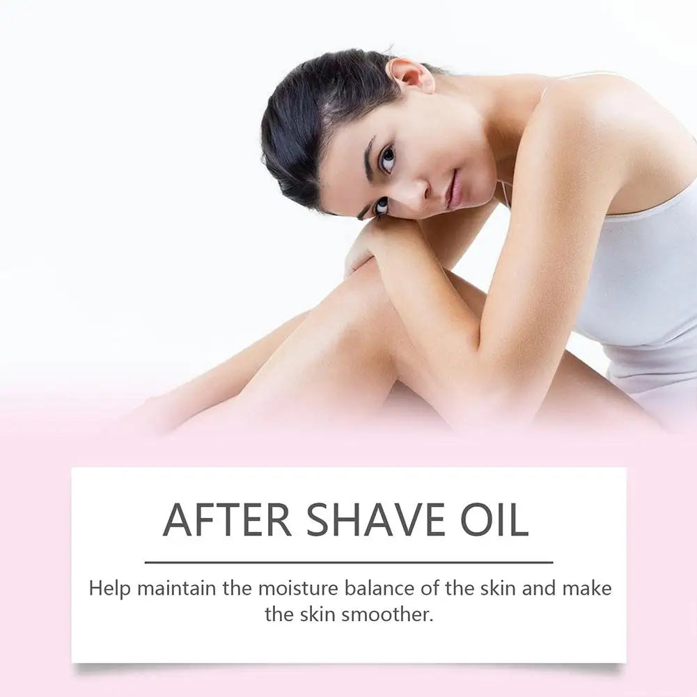 After-Shave-Öl, Erdbeer- und Vanilleduft, Erdbeer-Vanille-After-Shave-Öl, Schönheit für Frauen, für glatte Haut, verhindert eingewachsene Haare