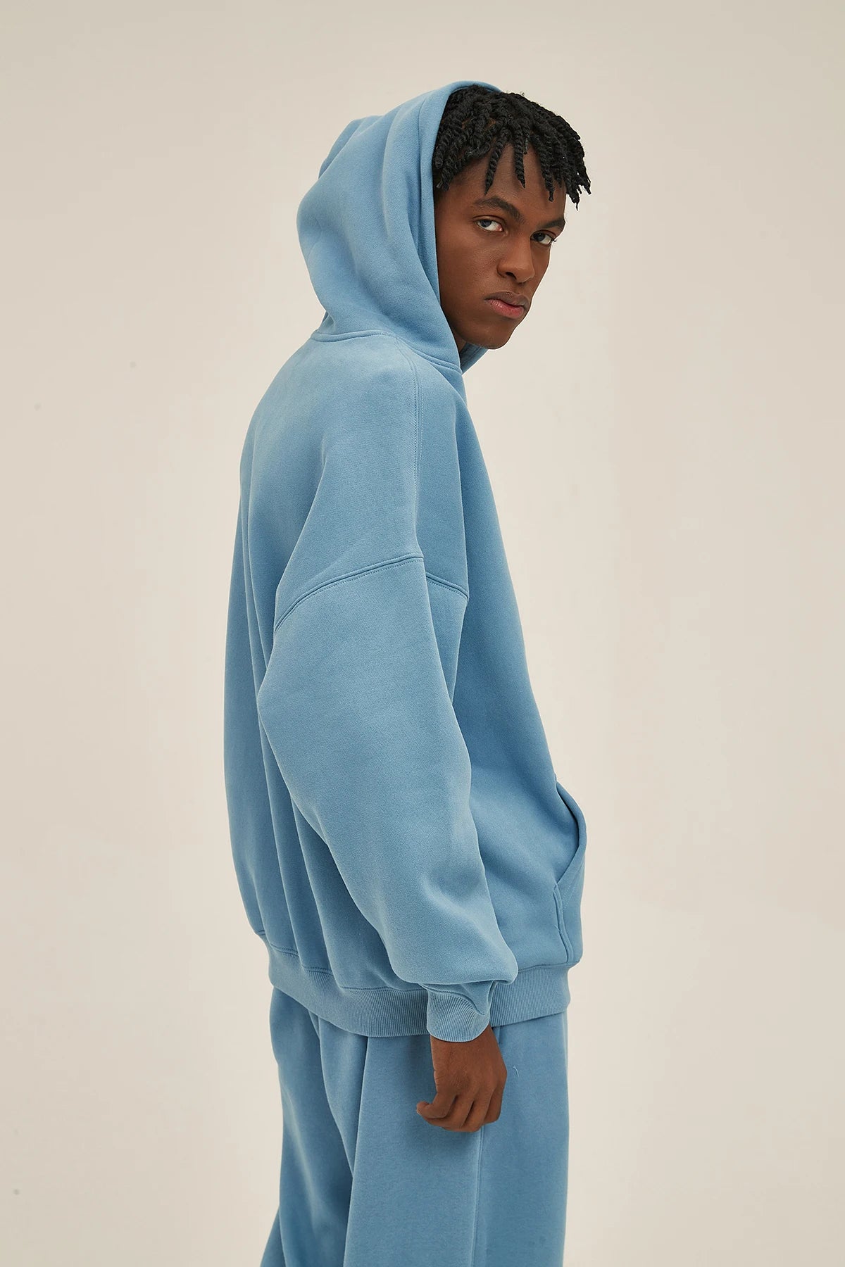 Loose fleece sweater