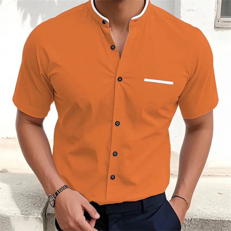 Herrenhemden, 3D-gedruckte Herrenoberteile, Business-Bürokleidung in Übergröße, XS-6XL, bequemer und weicher Stoff, schnelle Lieferung